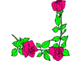 Sticker Custom Preview Image #104759 Plants Flowers Flowers Rose Corner