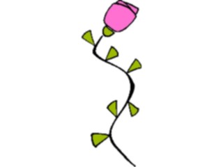 Sticker Custom Preview Image #104773 Plants Flowers Flowers Rose Stem Up