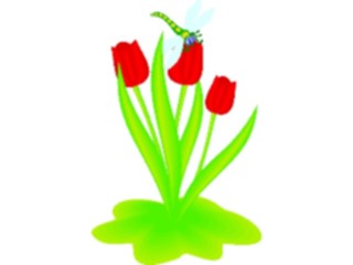Sticker Custom Preview Image #104848 Plants Flowers Flowers Tulip09