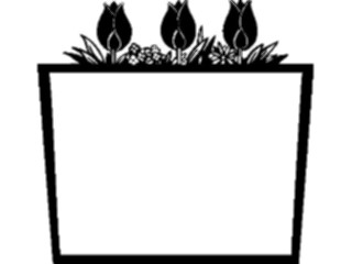 Sticker Custom Preview Image #104871 Plants Flowers Flowers Tulips Box Frame