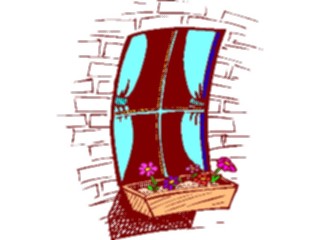 Sticker Custom Preview Image #104895 Plants Flowers Flowers Window Box