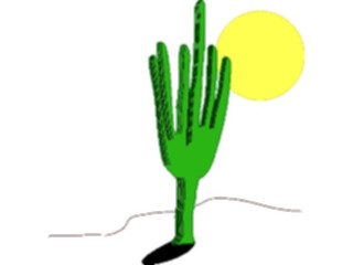 Sticker Custom Preview Image #105026 Plants Flowers General Cactus Saguaro1