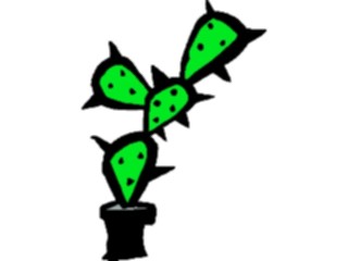 Sticker Custom Preview Image #105029 Plants Flowers General Cactus Short Offbeat