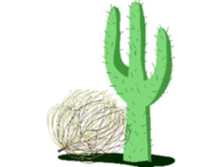 Sticker Custom Preview Image #105031 Plants Flowers General Cactus Tumbleweed