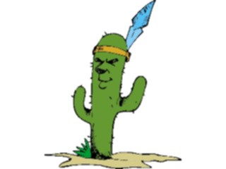 Sticker Custom Preview Image #105033 Plants Flowers General Cactuswith Feather