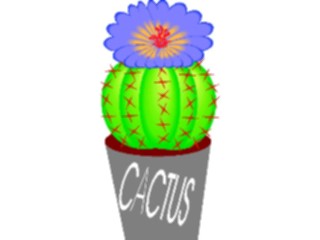 Sticker Custom Preview Image #105034 Plants Flowers General Cactuswith Flower1