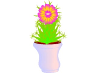 Sticker Custom Preview Image #105036 Plants Flowers General Cactuswith Flower3