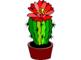 Sticker Custom Preview Image #105037 Plants Flowers General Cactuswith Flower4