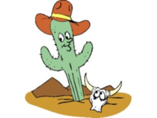 Sticker Custom Preview Image #105040 Plants Flowers General Cactuswith Hat