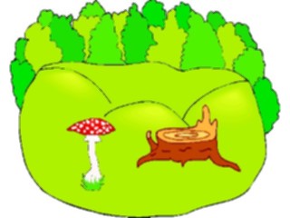 Sticker Custom Preview Image #105089 Plants Flowers General Mushroom Stump