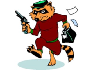 Sticker Custom Preview Image #105565 Police Fire Burglar Raccoon