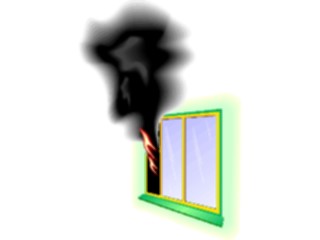 Sticker Custom Preview Image #105574 Police Fire Burning Window2