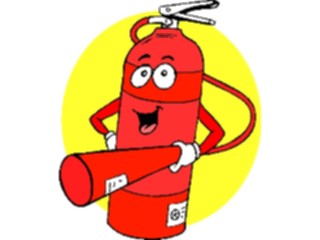 Sticker Custom Preview Image #105676 Police Fire Fire Extinguisher Cartoon