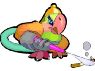Sticker Custom Preview Image #105706 Police Fire Fire Fighter Parrot