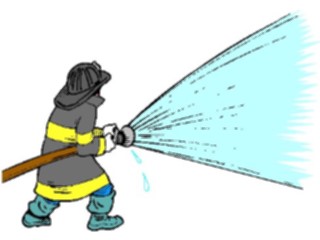 Sticker Custom Preview Image #105715 Police Fire Fire Fighterwith Hose1