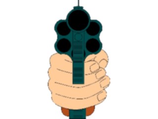 Sticker Custom Preview Image #105842 Police Fire Gunin Hand1