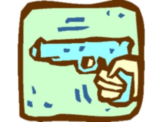 Sticker Custom Preview Image #105843 Police Fire Gunin Hand2