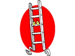 Sticker Custom Preview Image #105912 Police Fire Ladder Cartoon