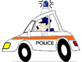 Sticker Custom Preview Image #105965 Police Fire Police Car Cartoon