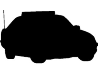 Sticker Custom Preview Image #105966 Police Fire Police Car Silhouette1