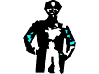 Sticker Custom Preview Image #106007 Police Fire Police Officer Abstract