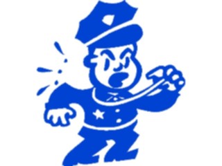 Sticker Custom Preview Image #106009 Police Fire Police Officer Cartoon