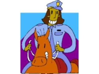 Sticker Custom Preview Image #106014 Police Fire Police Officer Mounted2