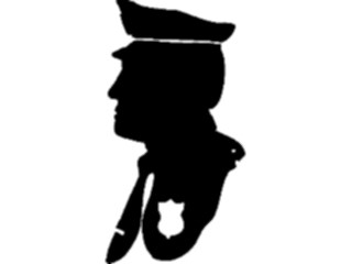 Sticker Custom Preview Image #106017 Police Fire Police Officer Silhouette2