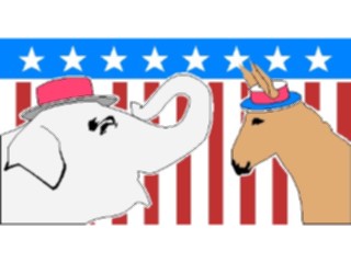 Sticker Custom Preview Image #106208 Politics Elections Donkey Elephant4