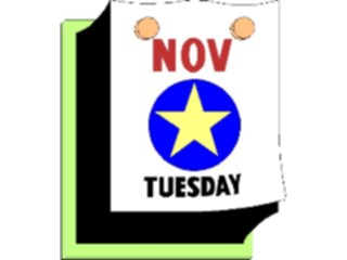 Sticker Custom Preview Image #106222 Politics Elections Election Day Calendar