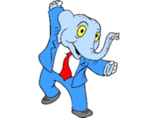 Sticker Custom Preview Image #106225 Politics Elections Elephant Dancing