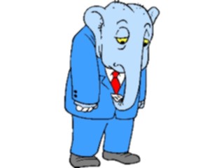 Sticker Custom Preview Image #106227 Politics Elections Elephant Sad