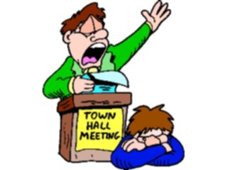Sticker Custom Preview Image #106370 Politics Elections Town Hall Meeting2