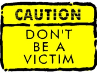 Sticker Custom Preview Image #106479 Public Issues Caution Victim