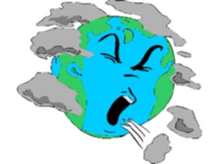 Sticker Custom Preview Image #106524 Public Issues Earth Coughing2