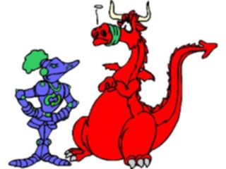 Sticker Custom Preview Image #106585 Public Issues Knight Dragon