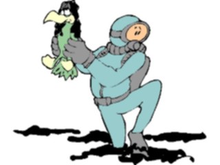 Sticker Custom Preview Image #106615 Public Issues Oil Spill Rescue