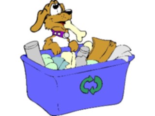 Sticker Custom Preview Image #106719 Public Issues Recycling Dog1