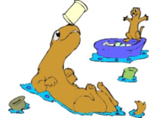 Sticker Custom Preview Image #106753 Public Issues Recycling Otter