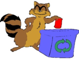 Sticker Custom Preview Image #106762 Public Issues Recycling Raccoon