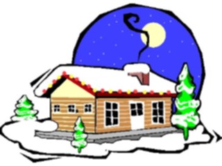 Sticker Custom Preview Image #106915 Real Estate Cabin Winter2