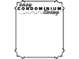 Sticker Custom Preview Image #106934 Real Estate Condominium Living Frame