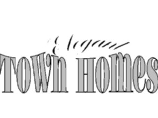 Sticker Custom Preview Image #106969 Real Estate Elegant Town Homes