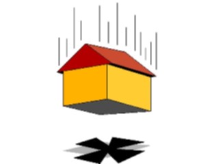 Sticker Custom Preview Image #107218 Real Estate House Falling