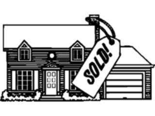 Sticker Custom Preview Image #107268 Real Estate House Sold1