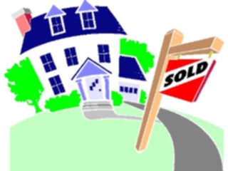 Sticker Custom Preview Image #107269 Real Estate House Sold2