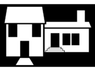 Sticker Custom Preview Image #107277 Real Estate House Symbol05