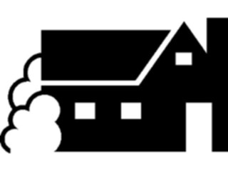 Sticker Custom Preview Image #107280 Real Estate House Symbol08
