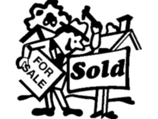 Sticker Custom Preview Image #107403 Real Estate Realtor Posting Sign