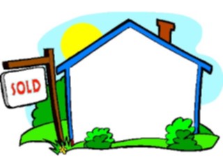 Sticker Custom Preview Image #107427 Real Estate Sold House Frame